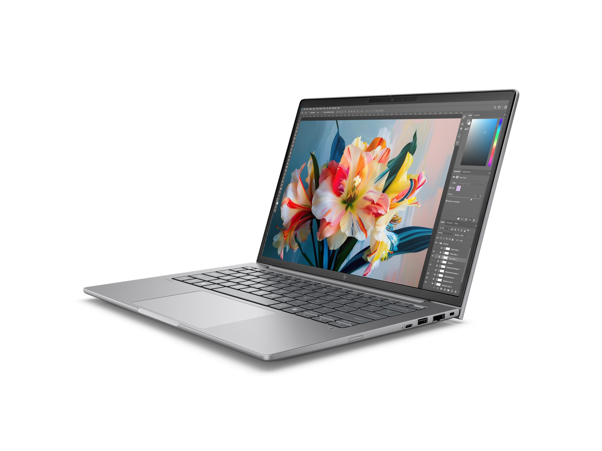 HP ZBook 8 G1i Mobile Workstation - Intel Core Ultra 7 265H / 2.2 GHz - vPro Enterprise - Win 11 Pro - RTX 500 Ada - 64 GB RAM - 2 TB SSD NVMe, TLC - 35.6 cm (14")