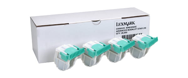 Lexmark Rückenhefterkartusche (Packung mit 4)