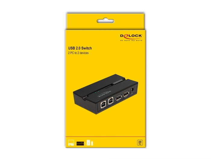 Delock USB-Umschalter für die gemeinsame Nutzung
