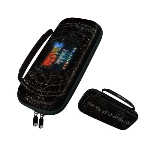 Hyperkin M07541-TECG, Hartschalenkoffer, Schwarz, Mehrfarbig, Polyethylen-Vinylacetat (PEVA), Nintendo Switch, Nintendo Switch 2, Nintendo Switch Lite, Nintendo Switch OLED, Stoßfest, Tropfsicher, Kratzresistent, Tragetasche