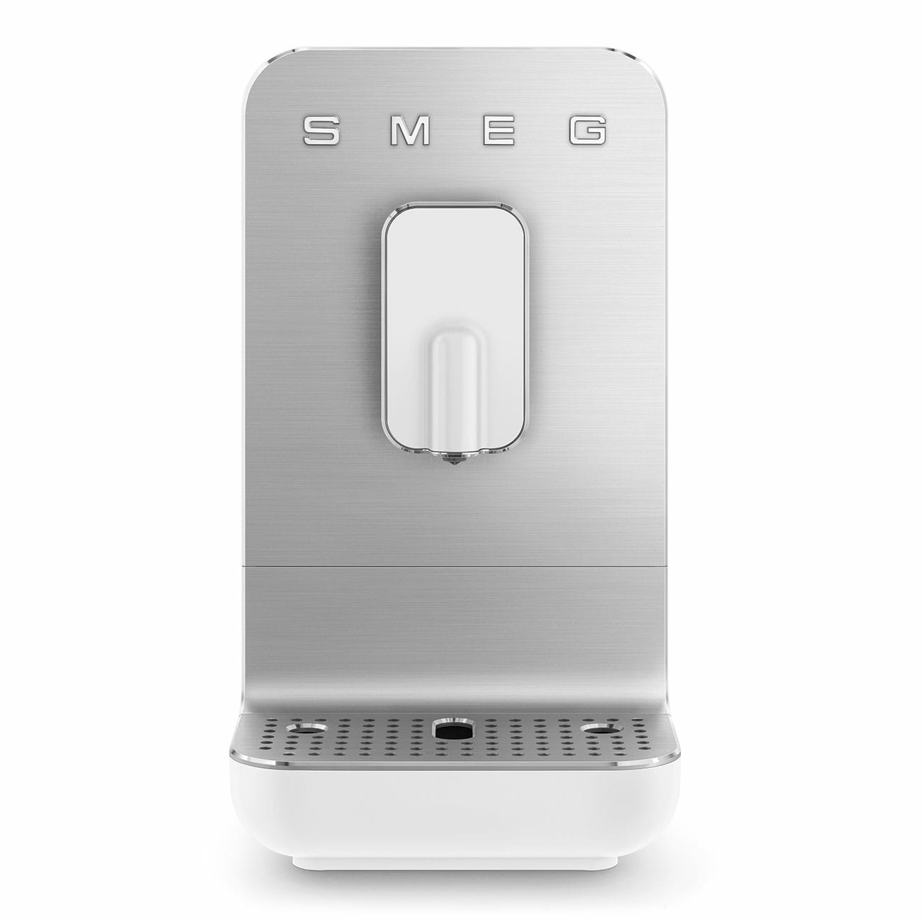 SMEG BCC11WHMEU, Espressomaschine, 1,4 l, Gemahlener Kaffee, Eingebautes Mahlwerk, 1350 W, Weiß