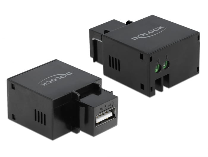 Delock Keystone module - Modulare Eingabe - USB-Ladefunktion