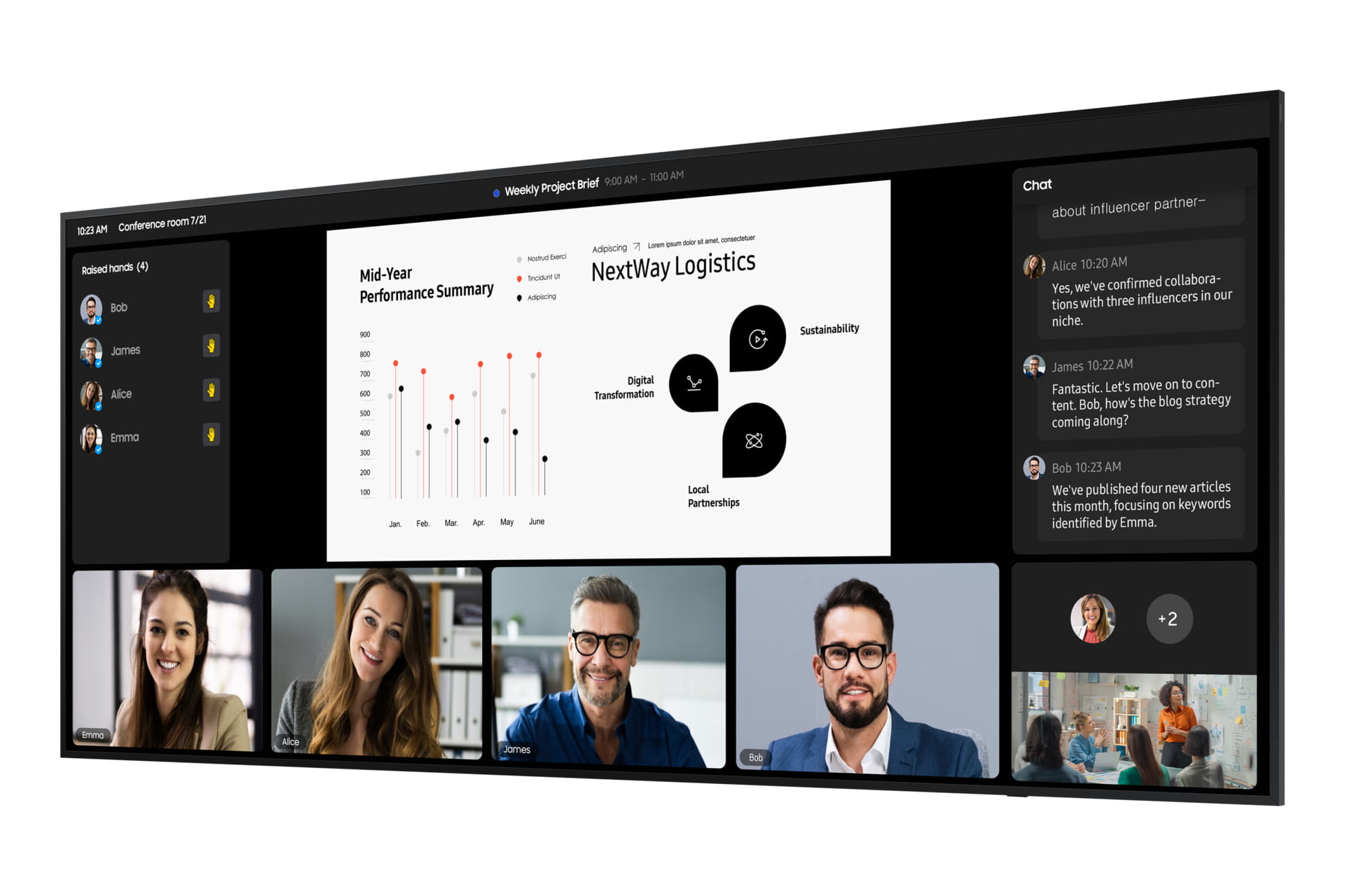 Samsung QP105DX-5K - 267 cm (105") Diagonalklasse QPDX-5K Series LCD-Display mit LED-Hintergrundbeleuchtung - Digital Signage - Tizen OS - 5K UHD (2160p)