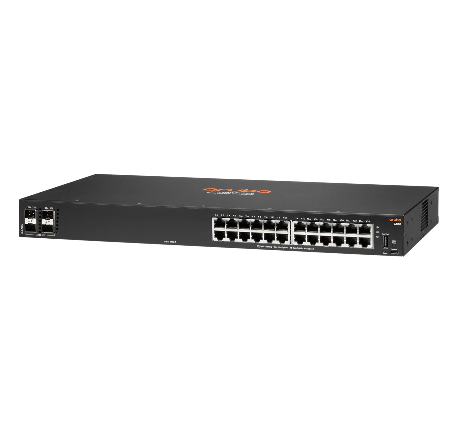 HPE Aruba Networking 6100 24G 4SFP+ Switch - Switch - managed