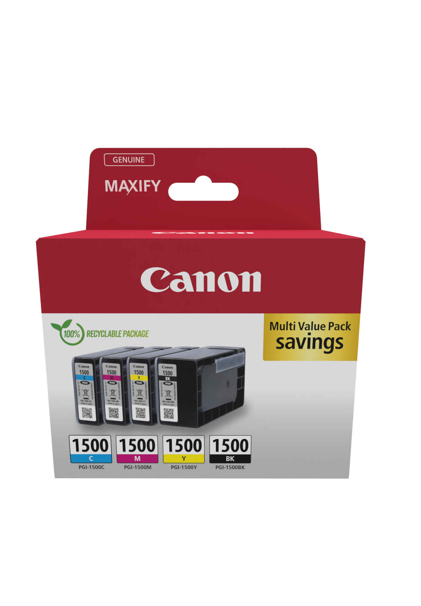 Canon PGI-1500 BK/C/M/Y Multipack - 4er-Pack