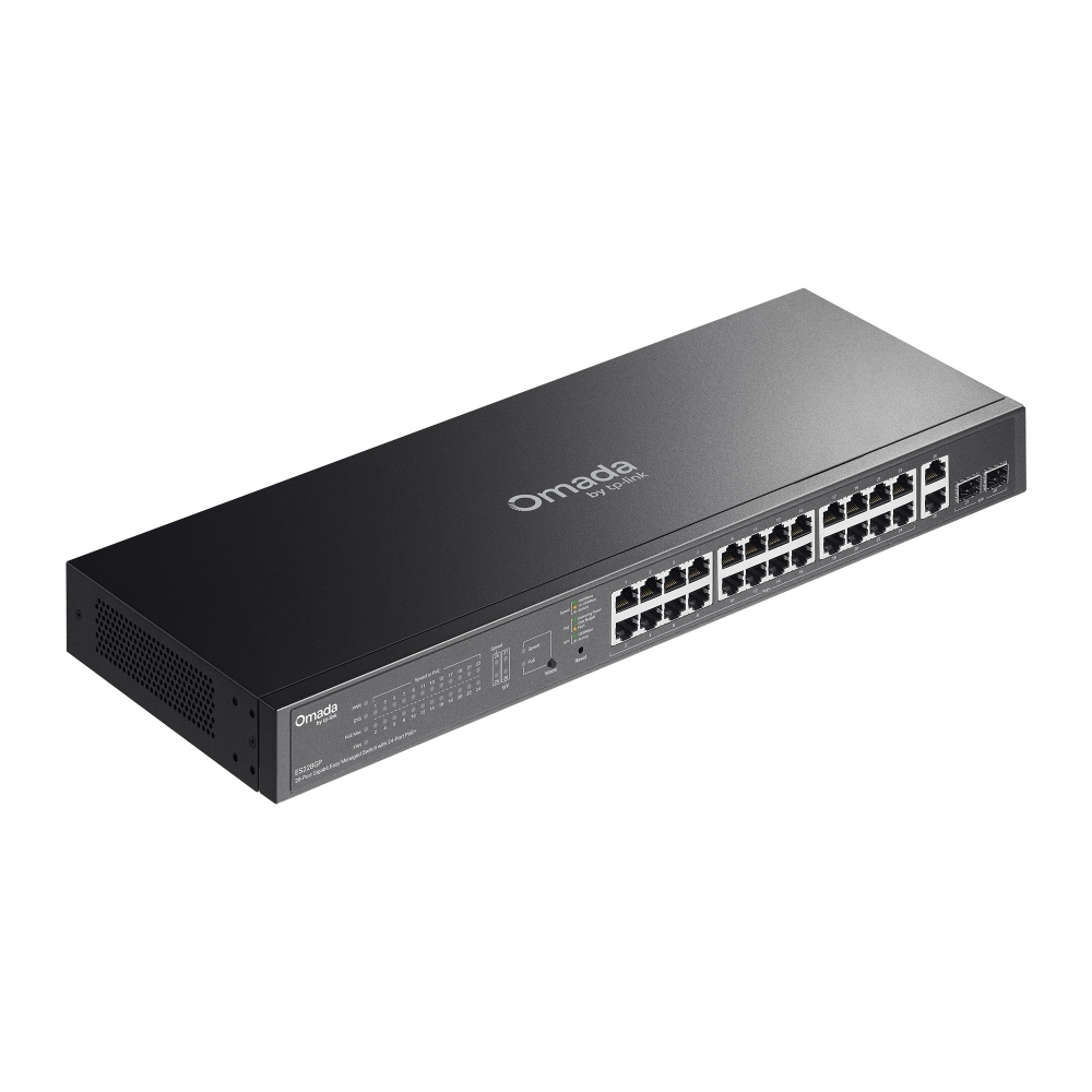 TP-LINK Omada ES228GP V1 - Switch - managed - 26 x 10/100/1000 (PoE+)