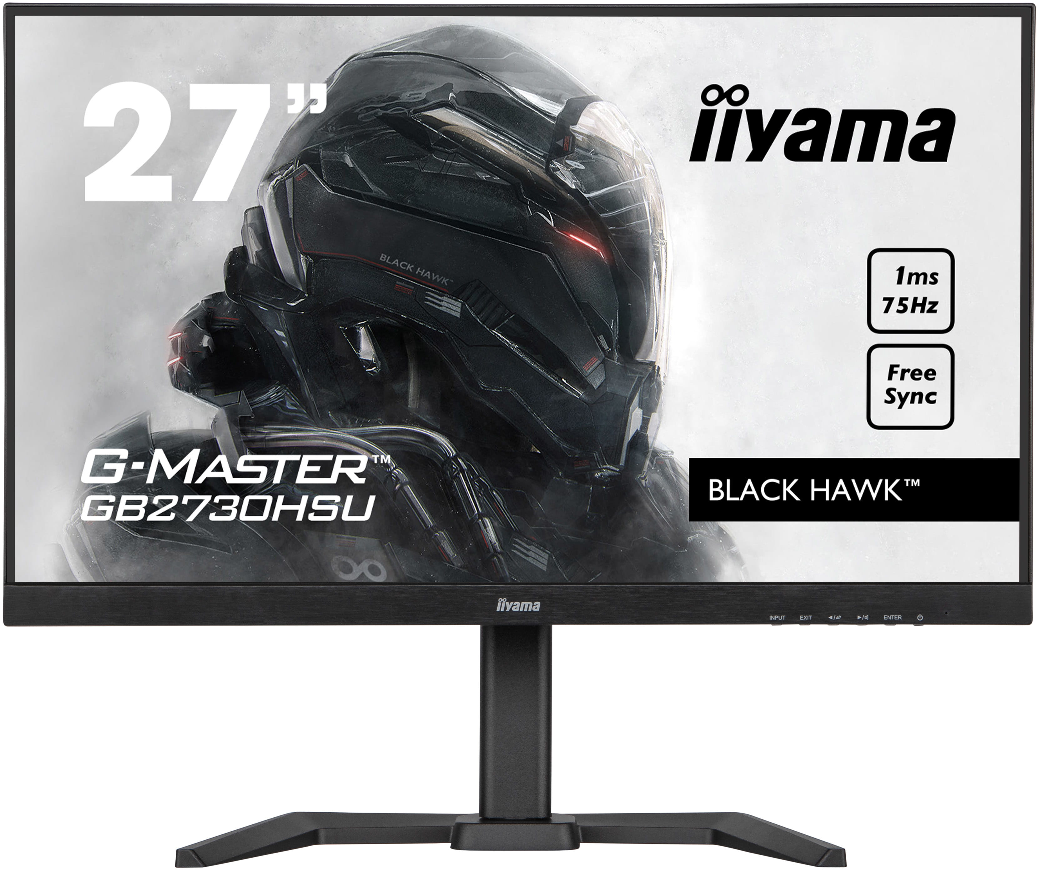 Iiyama G-MASTER Black Hawk GB2730HSU-B5 - LED-Monitor - 68.6 cm (27")