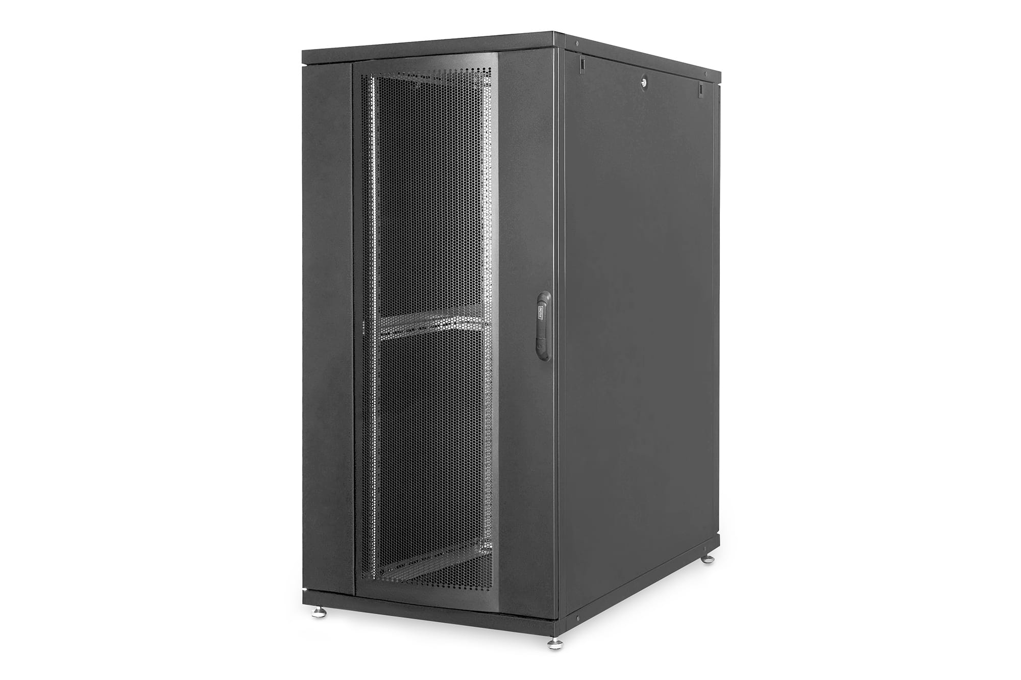 DIGITUS Unique Series - Schrank Netzwerkschrank - Schwarz, RAL 9005 - 32U - 48.3 cm (19")