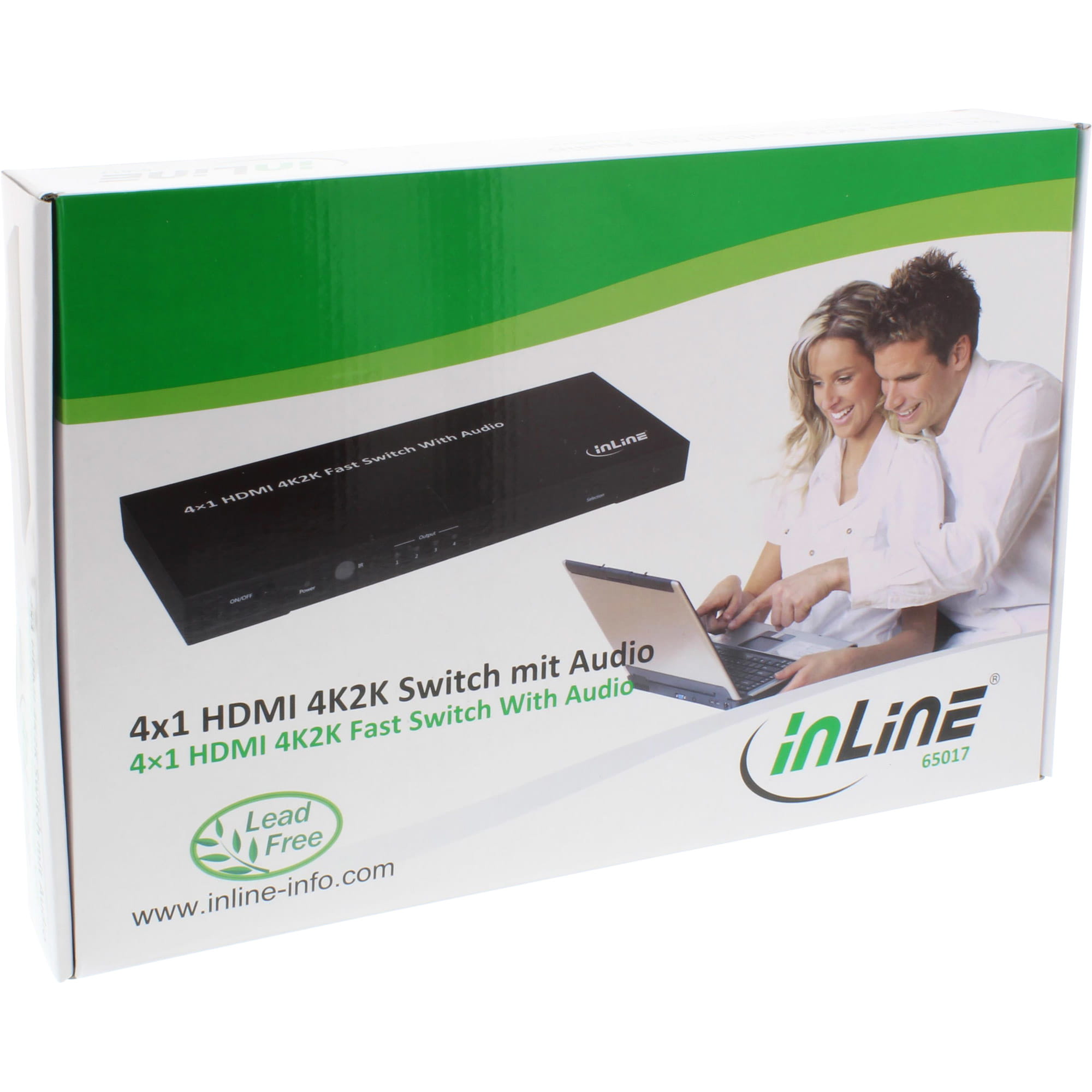 InLine HDMI 4K2K Switch - 4-fach - mit Audio