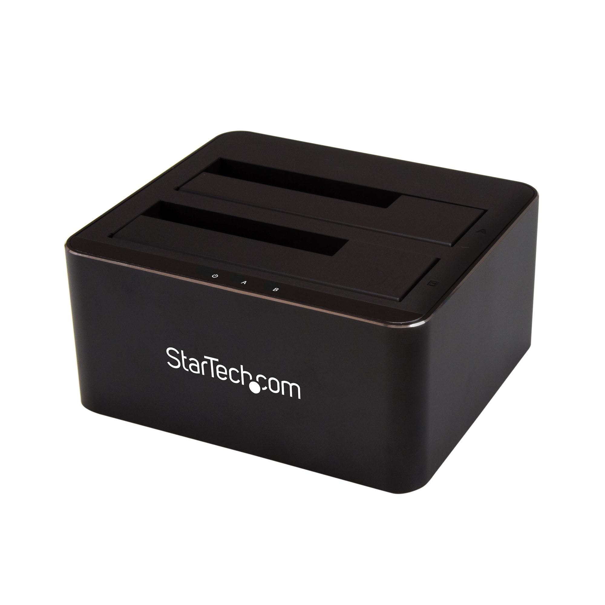 StarTech.com Dual Bay SATA HDD Docking Station - for 2 x 2.5 / 3.5" SATA SSD / HDD - Hot Swap - Hard Drive Docking Station - SSD Dock - HDD-Dockingstation Schächte: 2 - 2.5", 3.5" (6.4 cm, 8.9 cm)