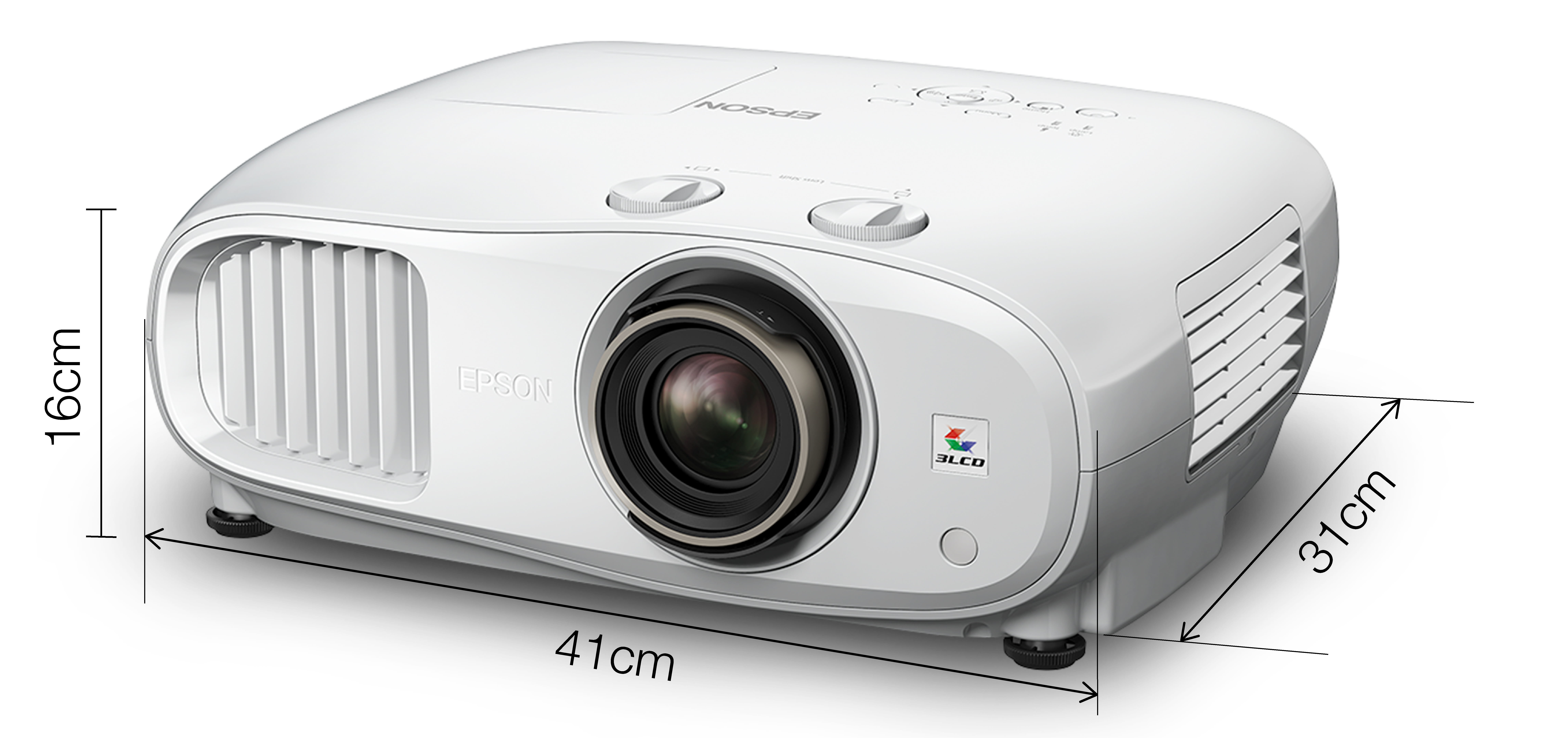 Epson EH-TW7100 - 3-LCD-Projektor - 3D - 3000 lm (weiß)