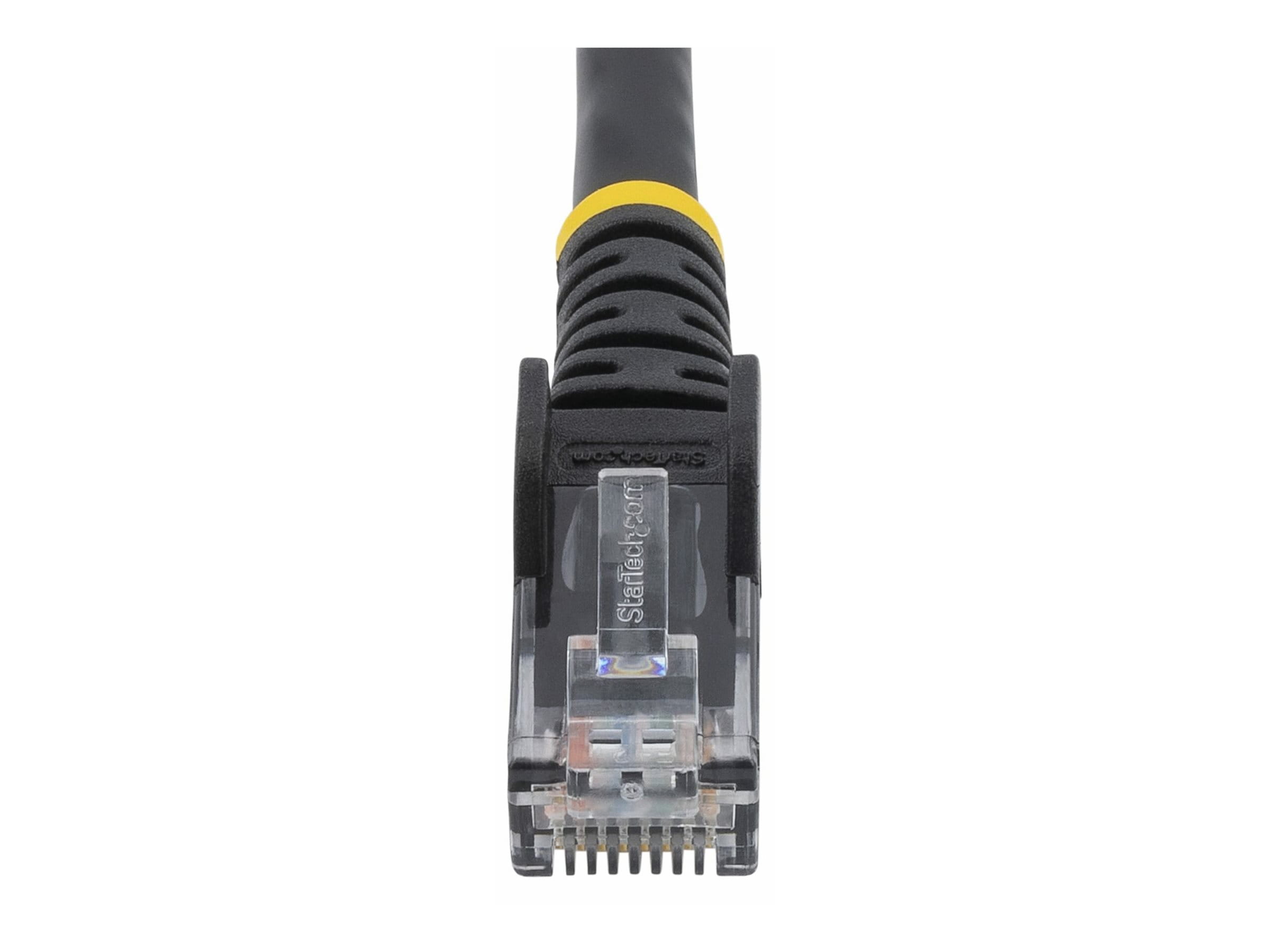 StarTech.com 7m CAT6 Ethernet Cable, 10 Gigabit Snagless RJ45 650MHz 100W PoE Patch Cord, CAT 6 10GbE UTP Network Cable w/Strain Relief, Black, Wiring is UL Certified/TIA - Category 6 - 24AWG (N6PATC7MBK)