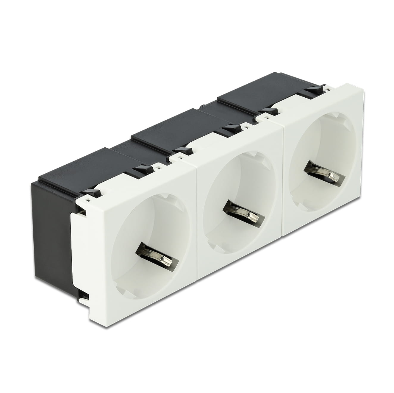 Delock Easy 45 - Steckdose - 2P - Typ F - mit