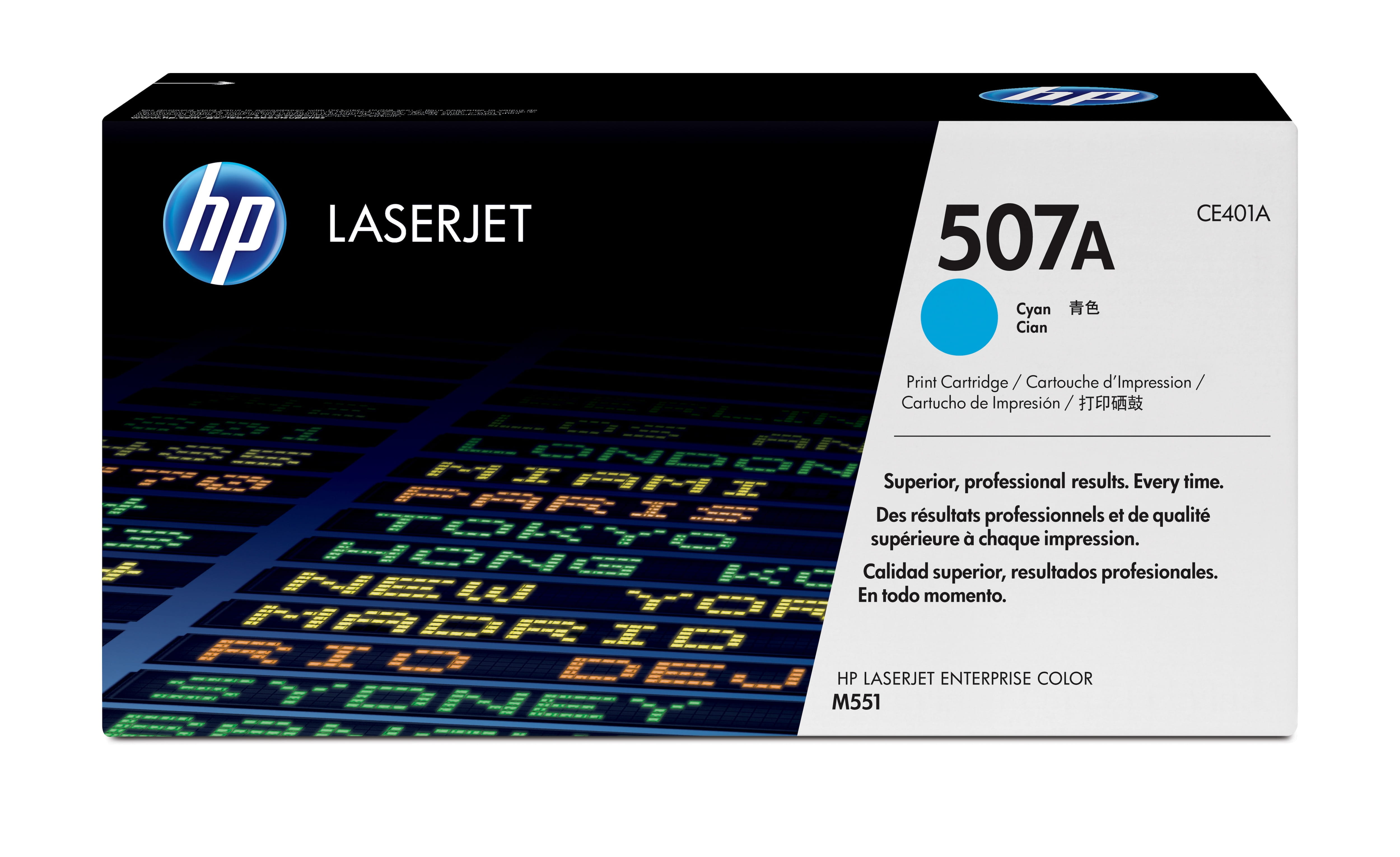 HP 507A - Cyan - original - LaserJet - Tonerpatrone (CE401A)