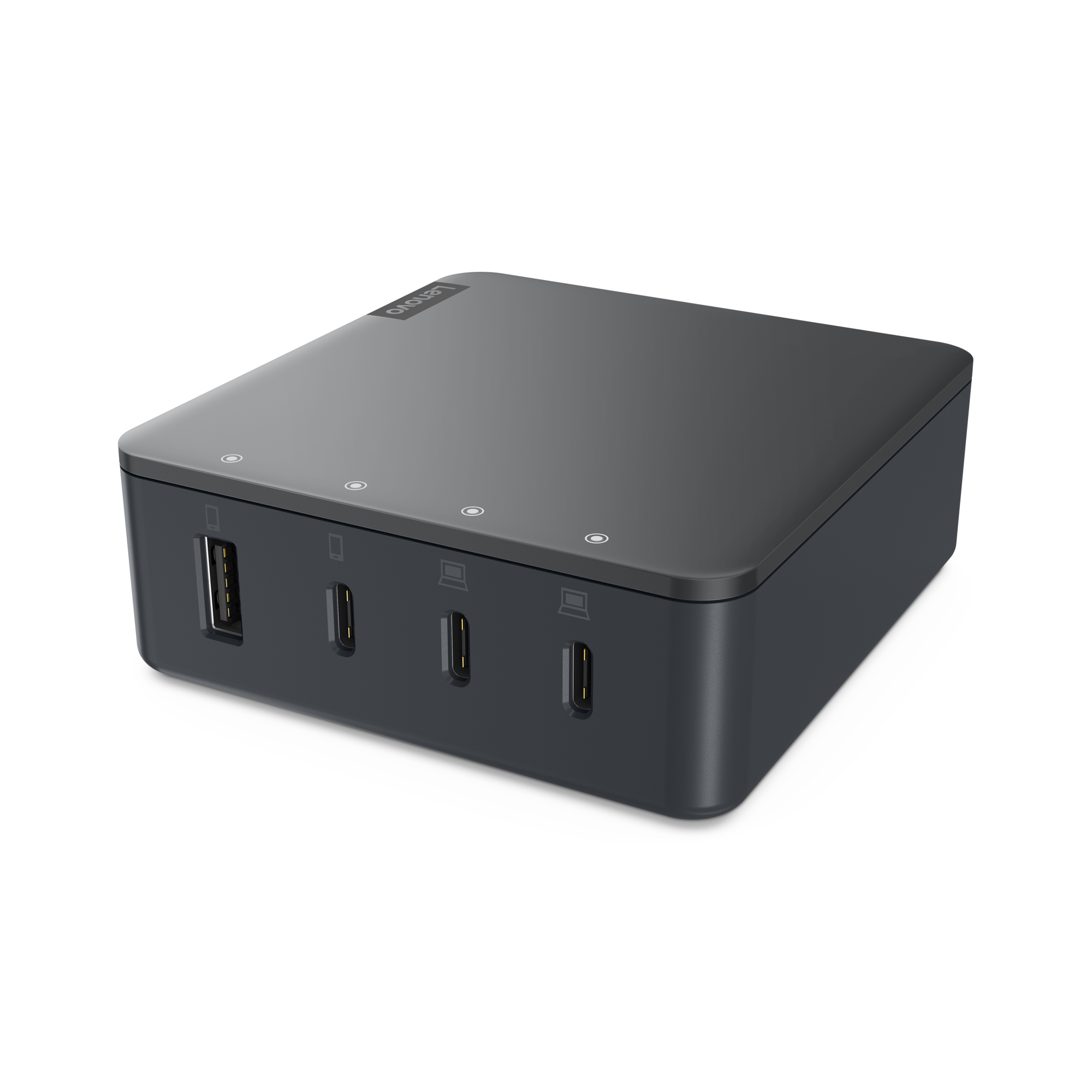 Lenovo Go - Netzteil - 130 Watt - 5 A - 4 Ausgabeanschlussstellen (USB, 3 x USB-C)