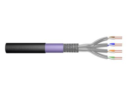 DIGITUS CAT 7 S/FTP Datenkabel - Erdverlegekabel, 100 m, Simplex, PE