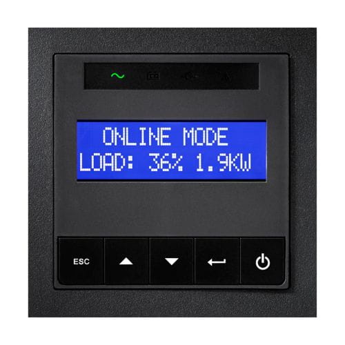 Eaton 9E 11000iR - Netzeingangsmodul (Rack - einbaufähig) - Wechselstrom 230 V - 10 kW - 11000 VA - 1-phasig - RS-232, USB - 3U - 48.3 cm (19")