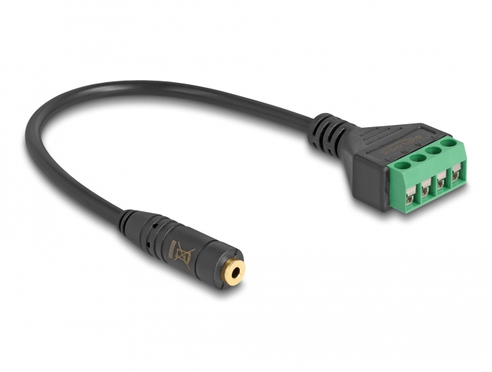 Delock Audio-Adapter - 2,5 mm 4-poliger Stereoanschluss