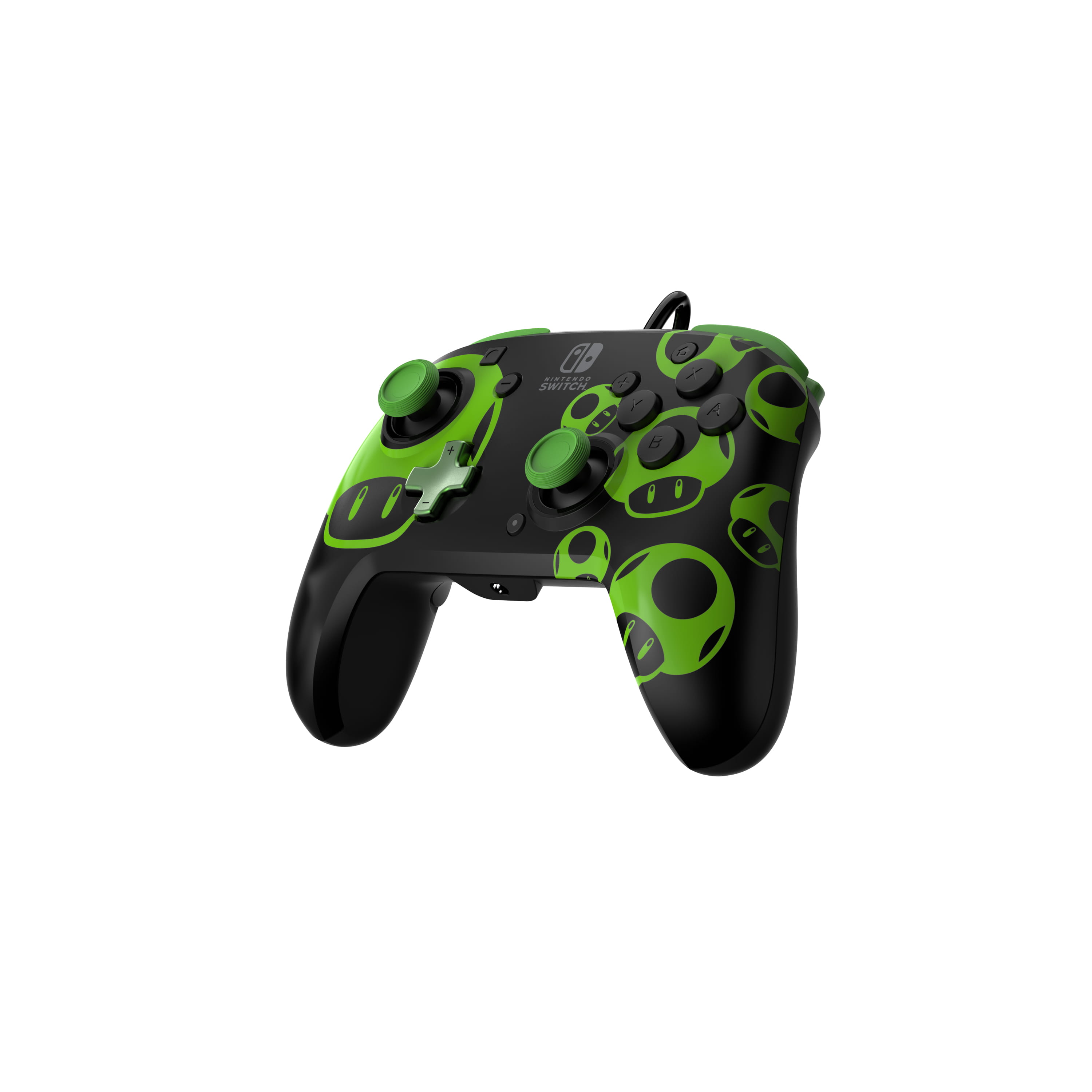 PDP REMATCH: 1-Up Glow in the Dark, Gamepad, Nintendo Switch, Nintendo Switch OLED, D-Pad, Home button, Analog / Digital, Kabelgebunden, USB