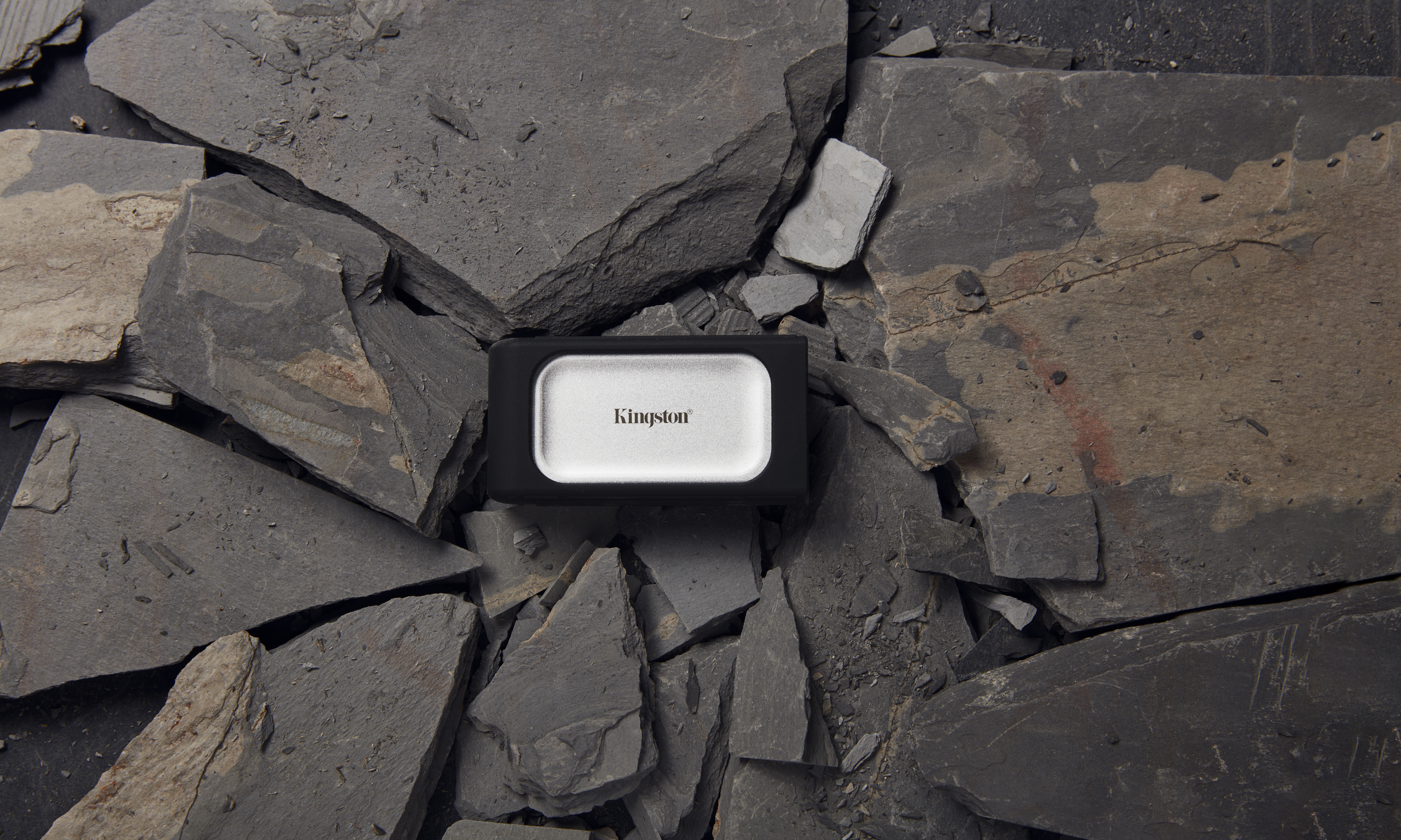 Kingston XS2000 - SSD - 1 TB - extern (tragbar) - USB 3.2 Gen 2x2 (USB-C Steckverbinder)