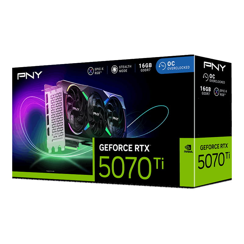 PNY GeForce RTX 5070 Ti ARGB EPIC-X RGB - Grafikkarte