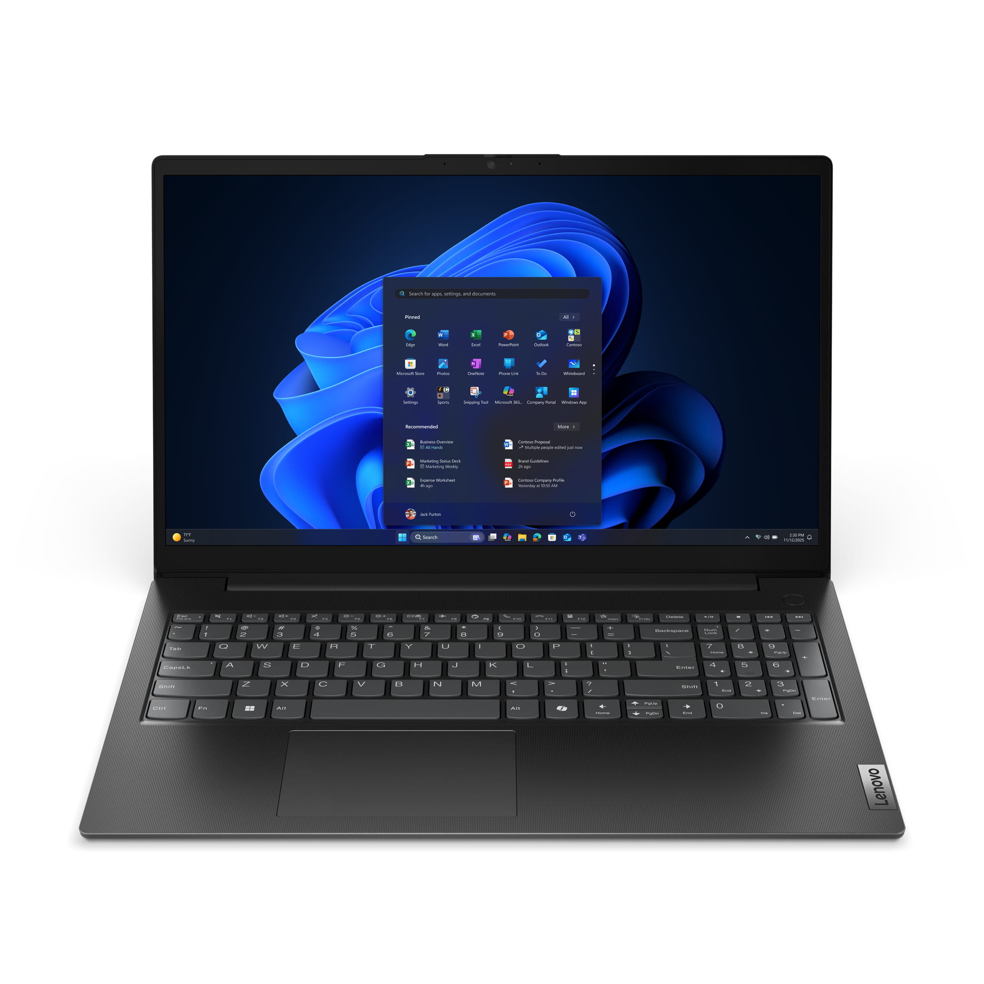 Lenovo V15 G6 ARP 83UU - AMD Ryzen 5 150 / 3.3 GHz - Win 11 Pro - Radeon 660M - 8 GB RAM - 256 GB SSD NVMe - 39.6 cm (15.6")