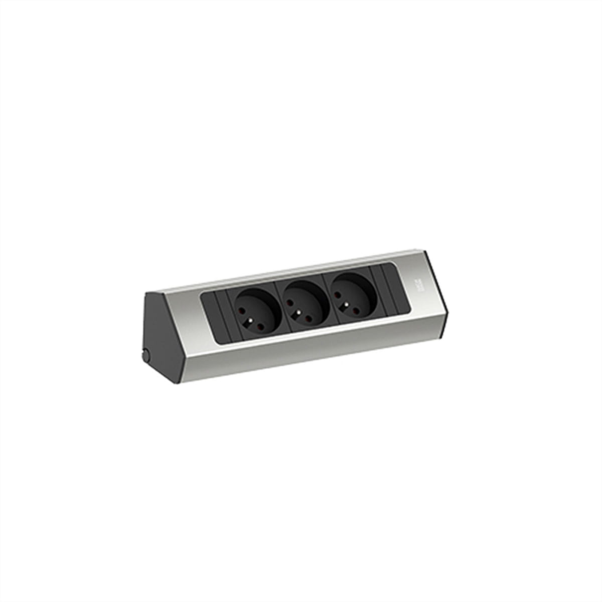 Bachmann CASIA 2 3xUTE AEH Edelstahl-Optik - Steckdosenleiste