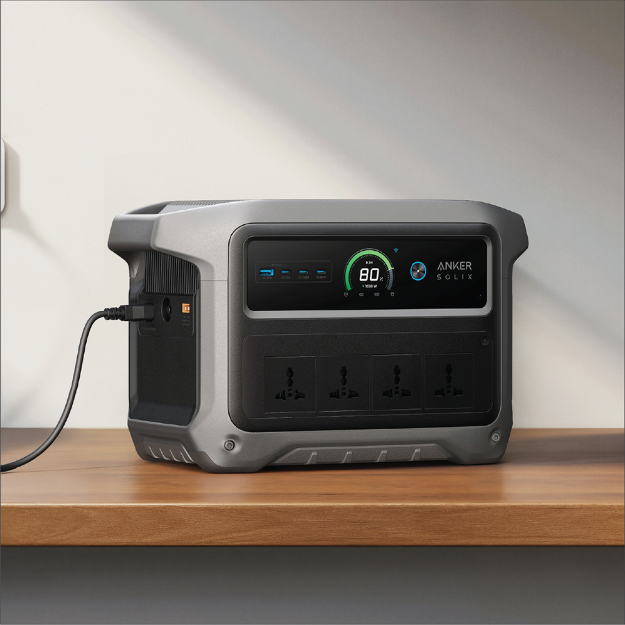 ANKER Solix C1000X Gen 2, AC, Zigarettenanzünder, Solar, 1024 Wh, Ultra Charge, 2000 W, 600 W, 24 W