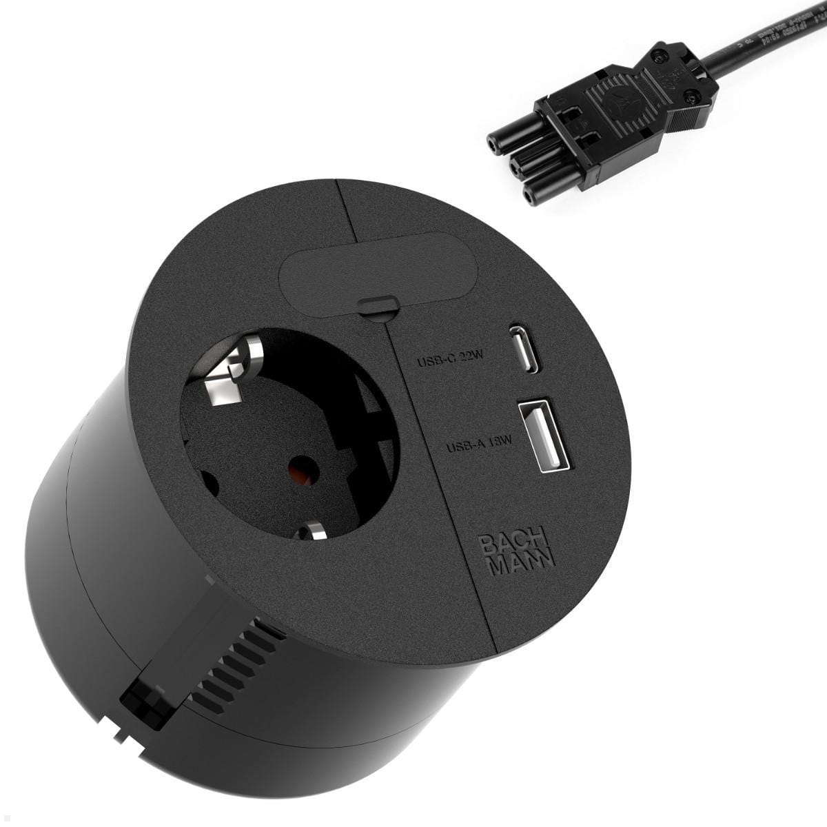 Bachmann Steckdose - 2P - USB, USB Typ-C, Typ