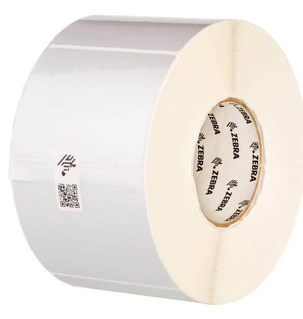 Zebra Z-Ultimate 3000T - Polyester - glänzend - permanenter Acrylklebstoff - Silber - 44 x 70 mm 25200 Etikett(en) (8 Rolle(n)