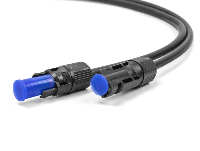 Delock Staubschutz für Anschluss - für solar männliche und weibliche Stecker, Silikon, 2-teilig - Blau (Packung mit 10)