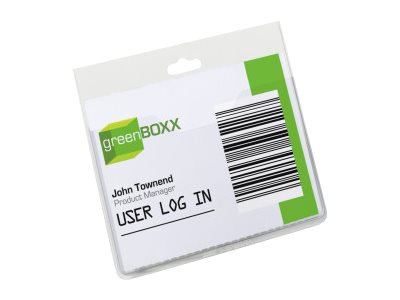 Durable Namensschild - für 60 x 90 mm - durchsichtig (Packung mit 20)