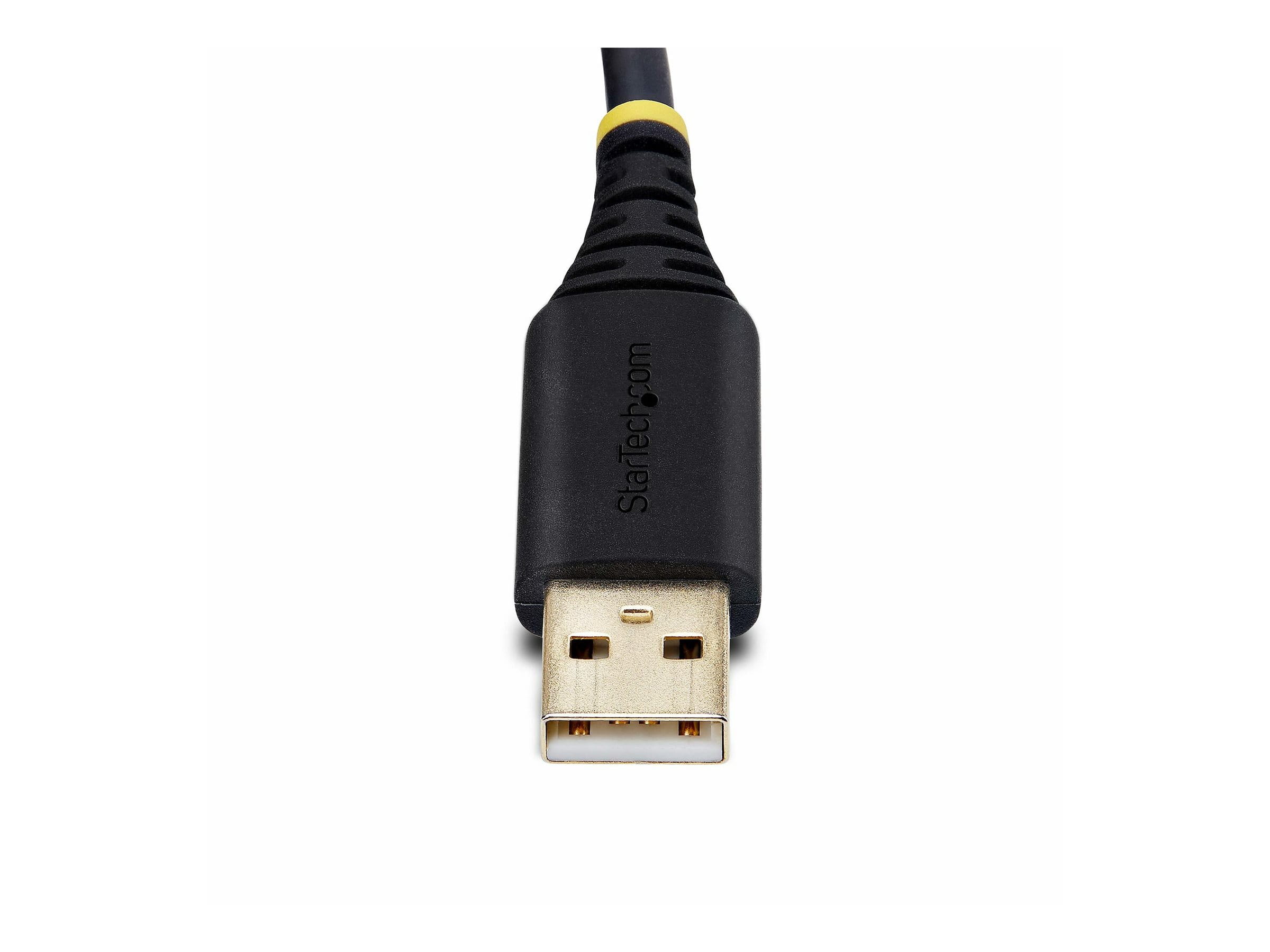 StarTech.com 6.6ft (2m) USB to Serial Adapter Cable, COM Retention, RS232 - Kabel USB / seriell - USB (M)