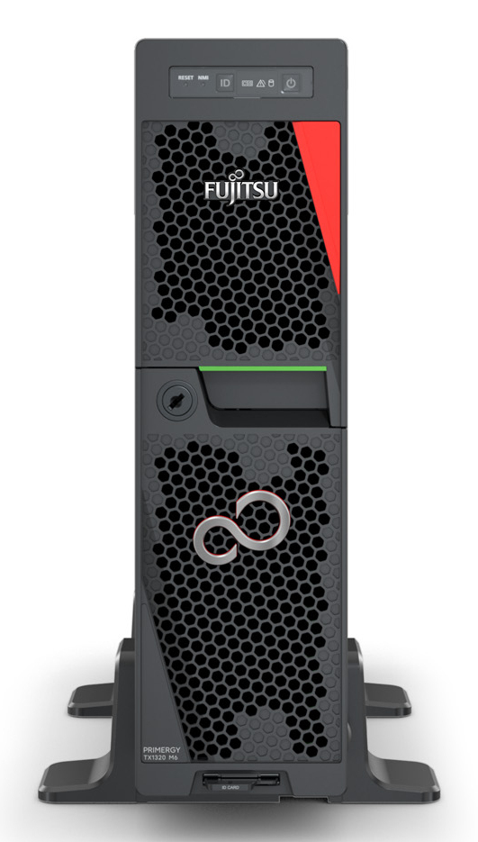 Fujitsu PRIMERGY TX1320 M6 - Server - UCFF - 1-Weg - 1 x Xeon E-2434 / 3.4 GHz - RAM 32 GB - SATA/SAS - Hot-Swap 6.4 cm (2.5")