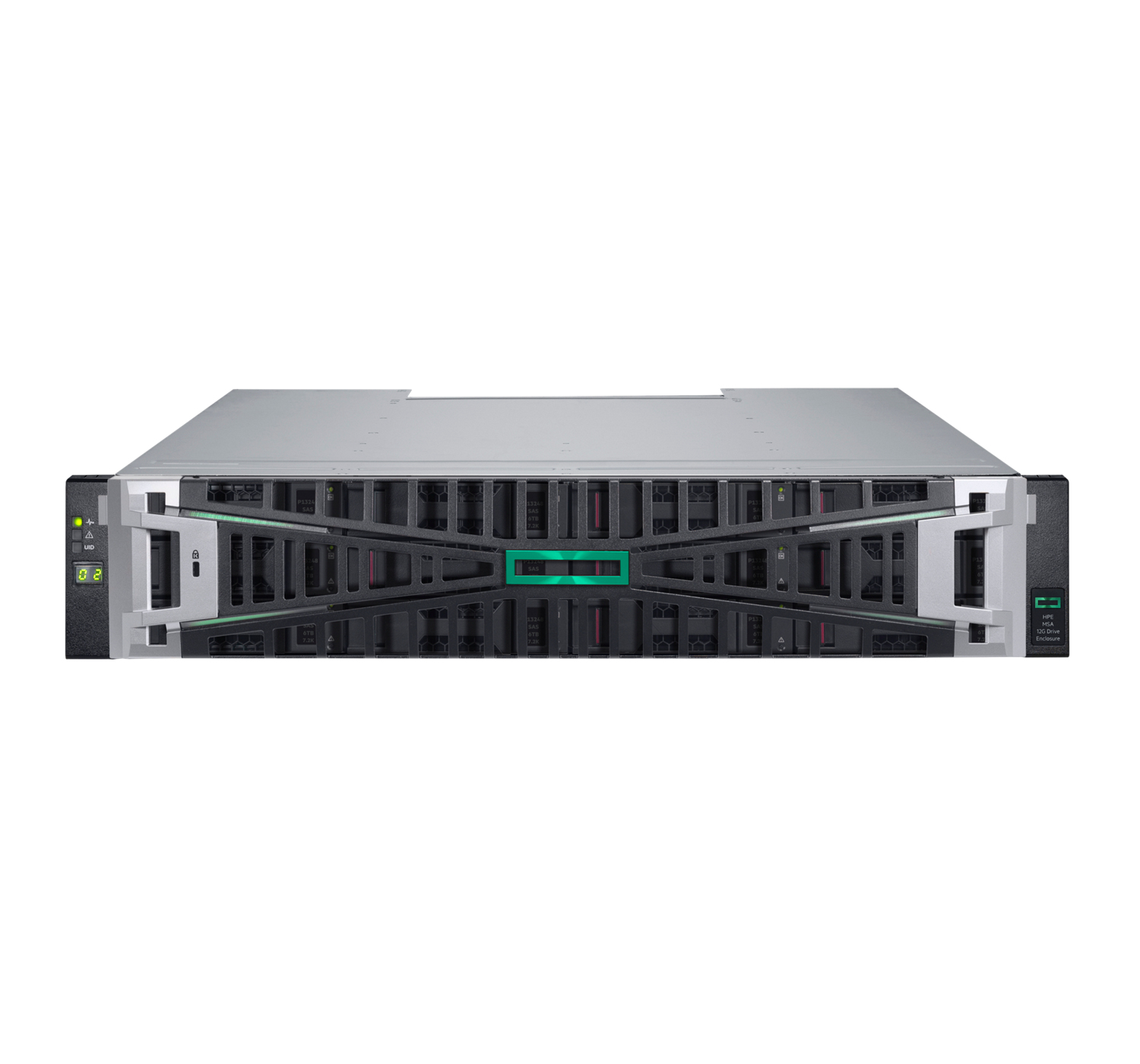 HPE Modular Smart Array 12-drive LFF Drive Enclosure - Speichergehäuse - 12 Schächte (SAS-3)