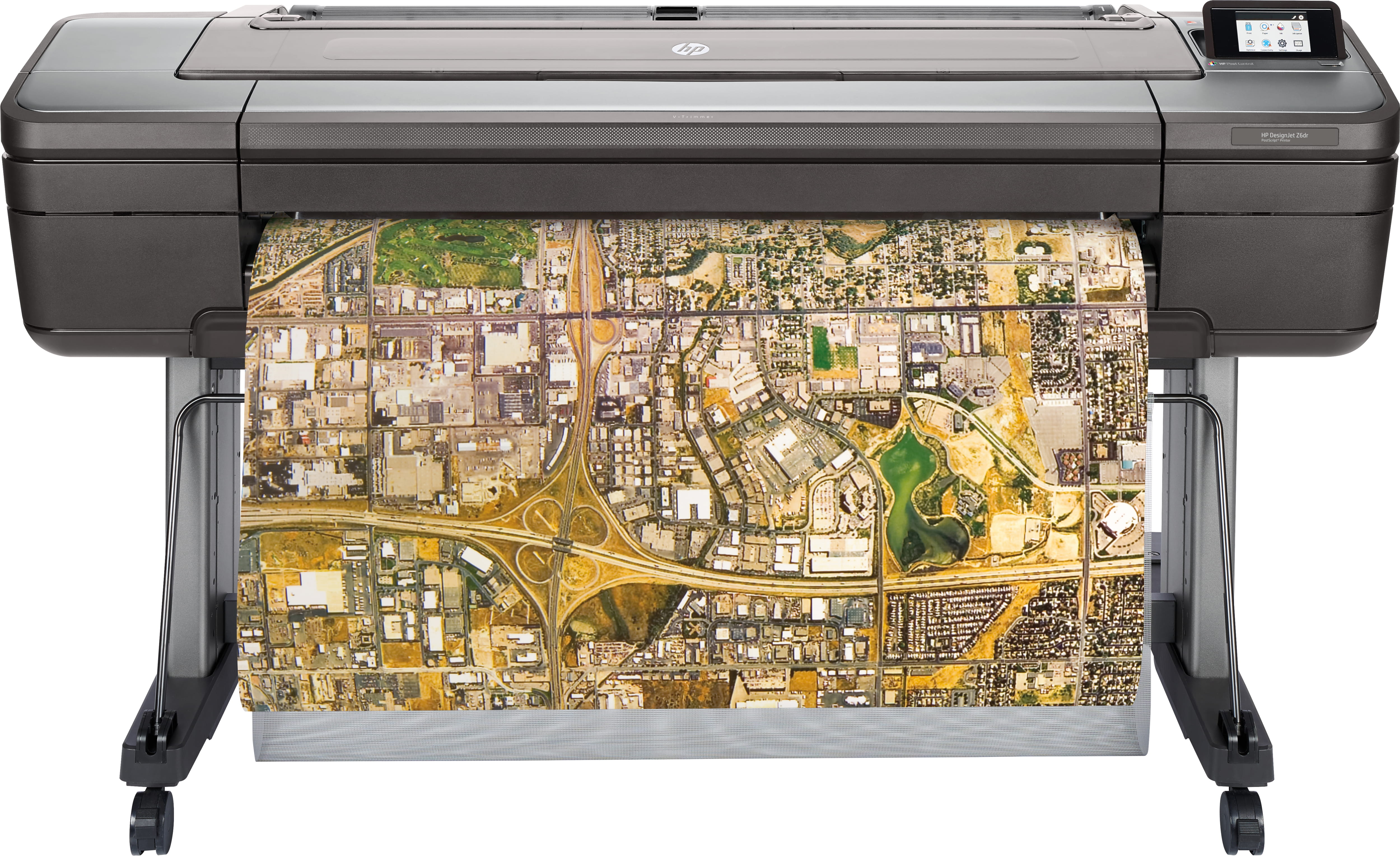 HP DesignJet Z6dr PostScript - 1118 mm (44") Großformatdrucker - Farbe - Tintenstrahl - Rolle (111,8 cm)