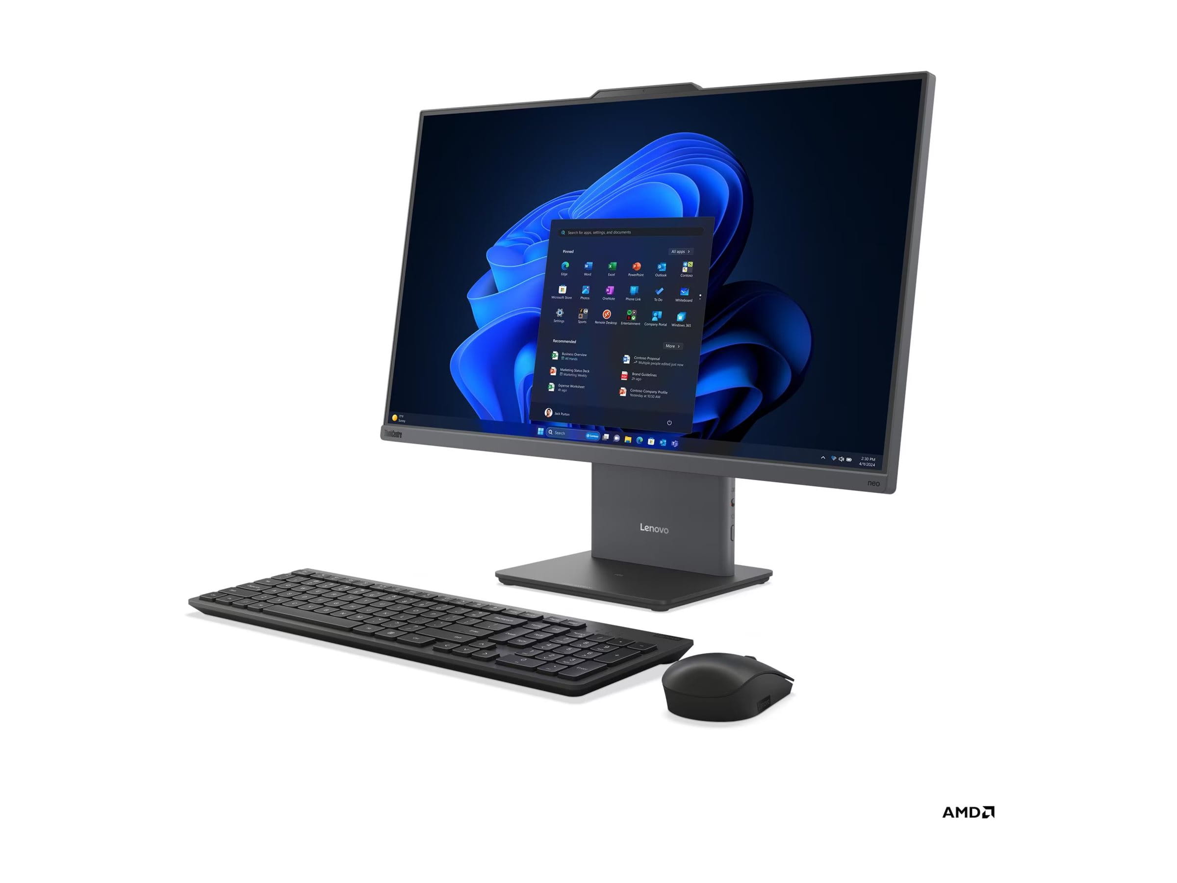 Lenovo ThinkCentre neo 55a 24 Gen 6 13F8 - All-in-One
