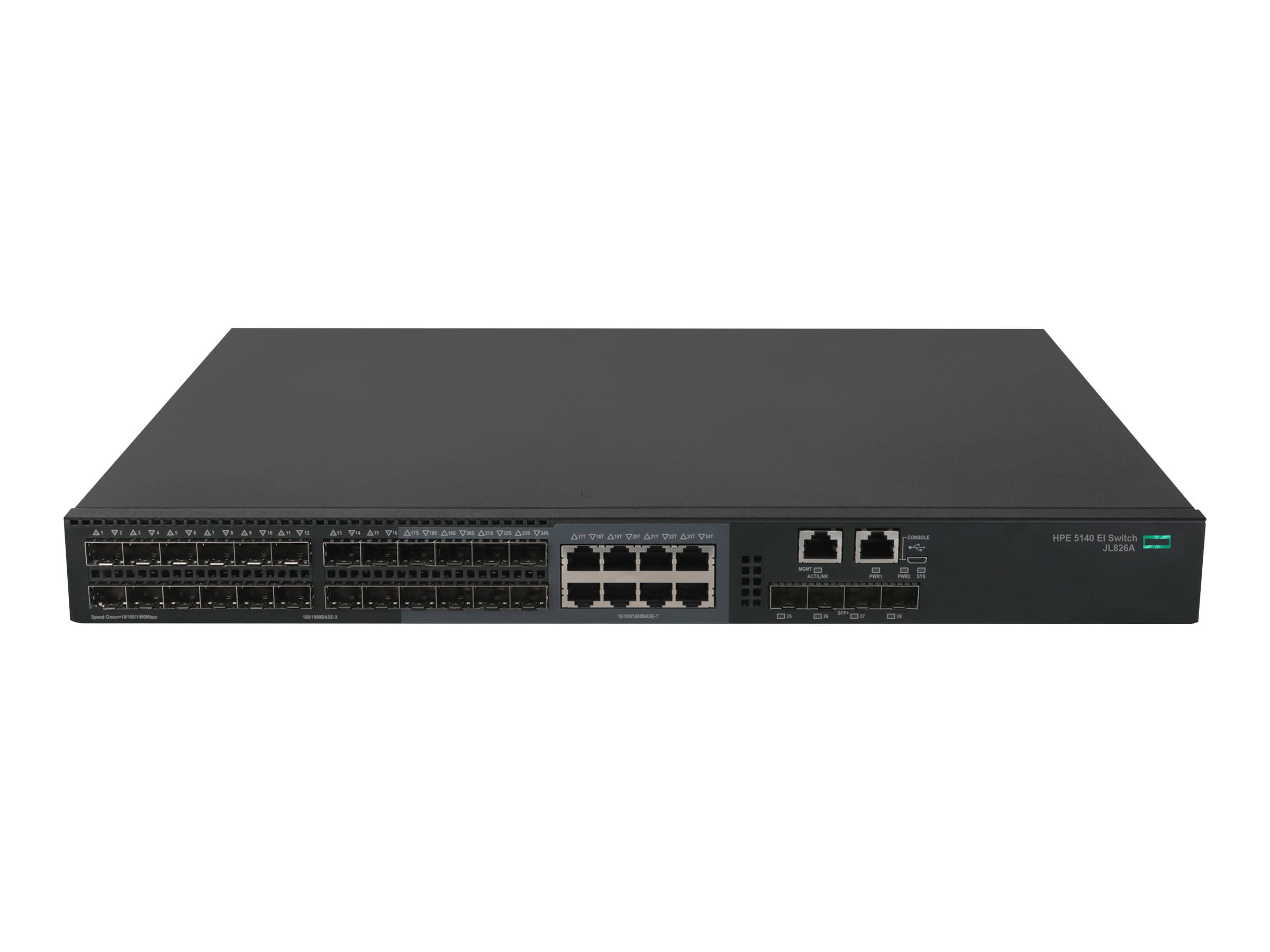 HPE FlexNetwork 5140 24G SFP w/8G Combo 4SFP+ EI - managed