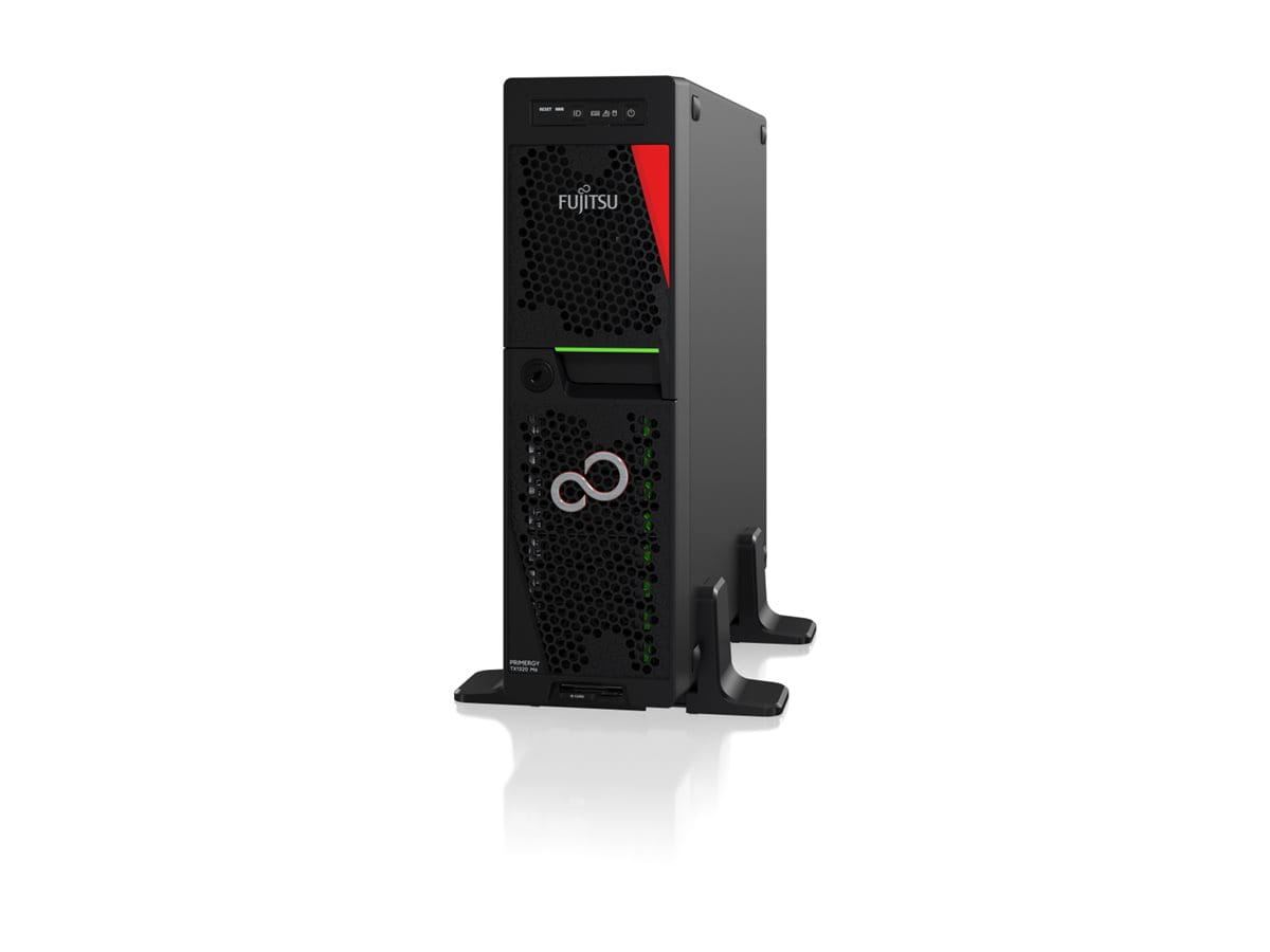 Fsas Technologies Fujitsu PRIMERGY TX1320 M6 - Server - UCFF - 1-Weg - 1 x Xeon E-2456 / 3.3 GHz - RAM 32 GB - SATA/SAS - Hot-Swap 6.4 cm (2.5")