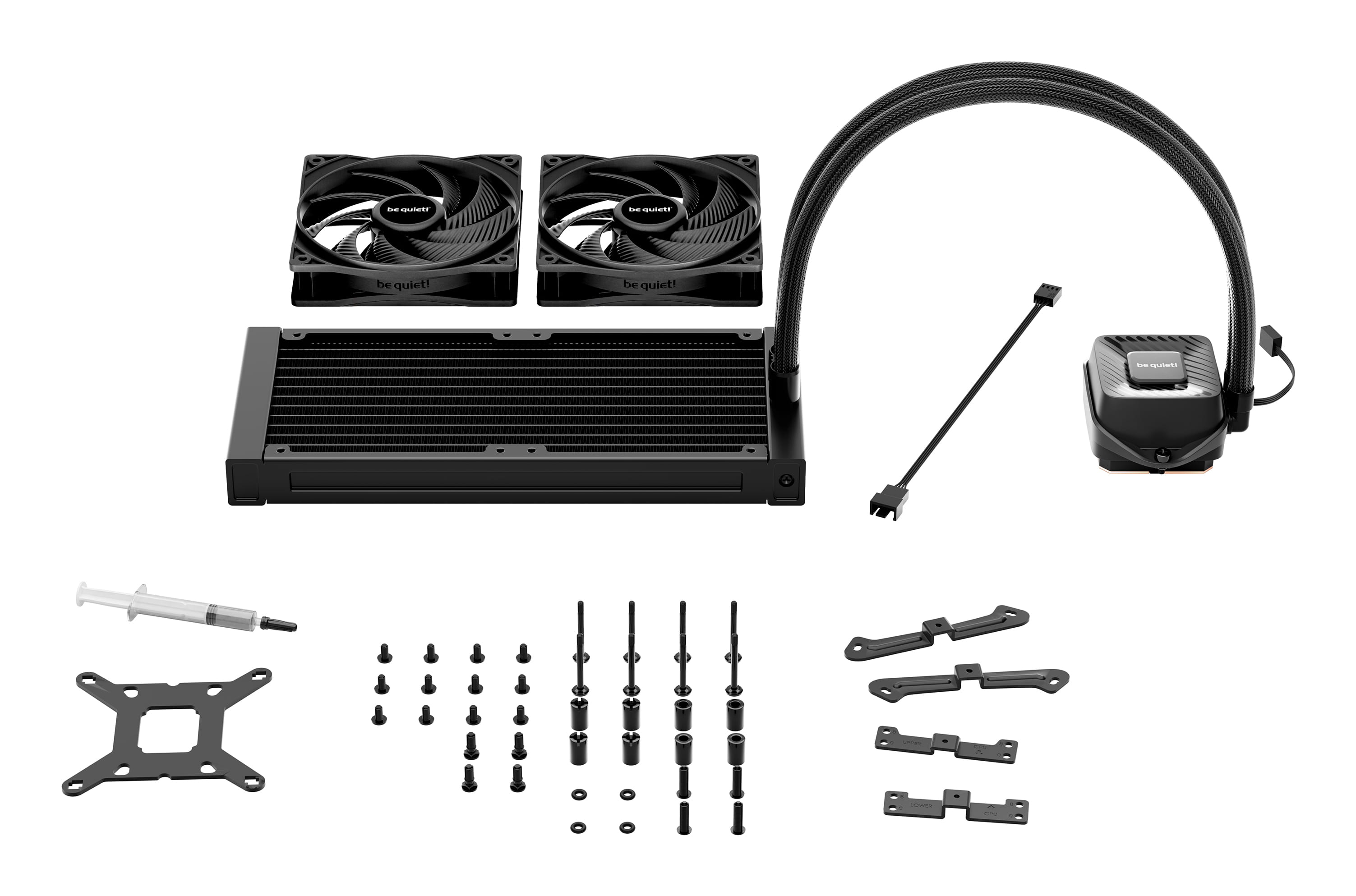 Be Quiet! Pure Loop 3 - Prozessor-Flüssigkeitskühlsystem - Kühlergröße: 240 mm - (für: LGA1851, LGA1700, LGA1200, LGA1151, LGA1150, LGA1155, AM4, AM5)
