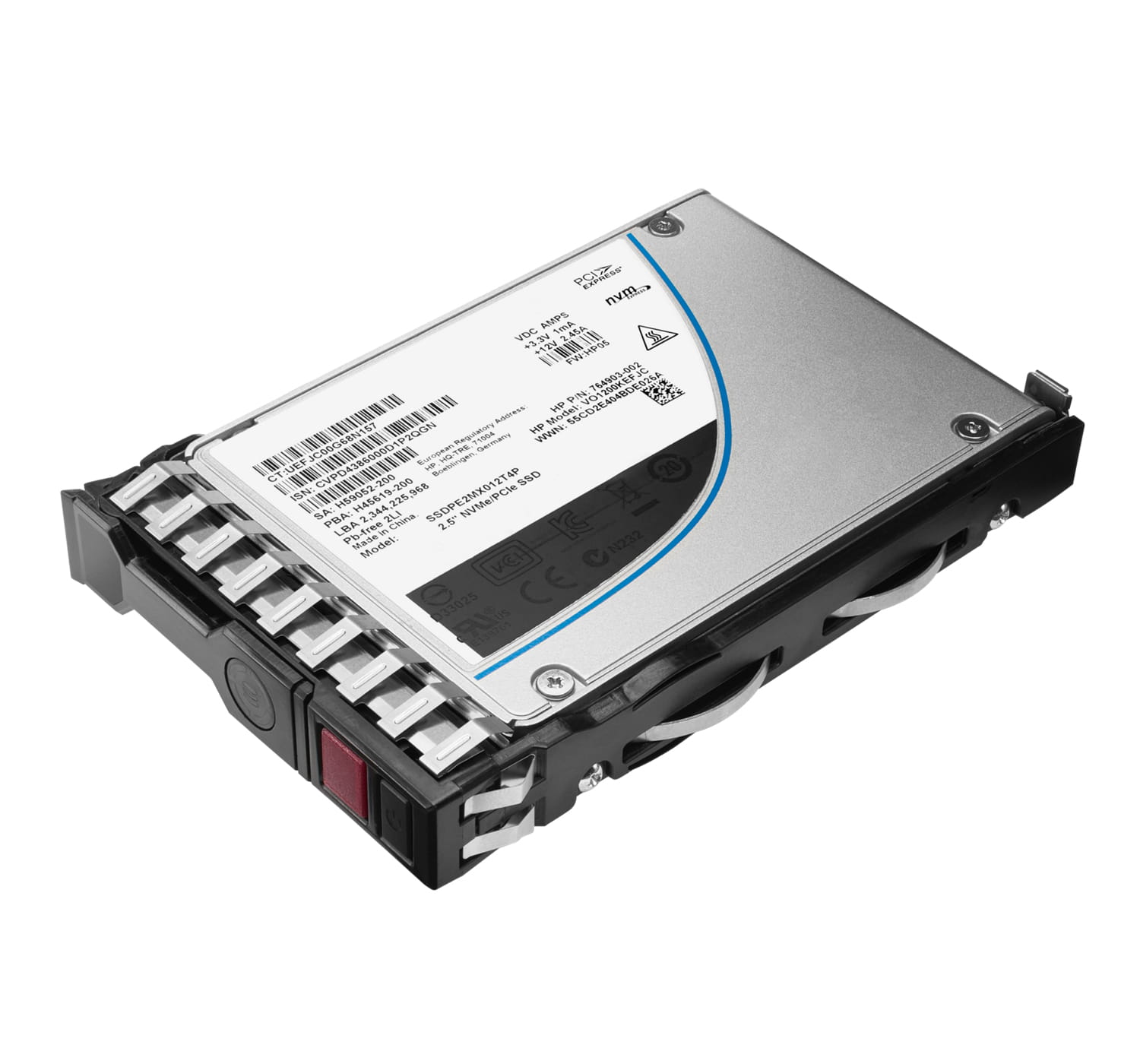 HPE Read Intensive High Performance Universal Connect - SSD - 7.68 TB - Hot-Swap - 2.5" SFF (6.4 cm SFF)