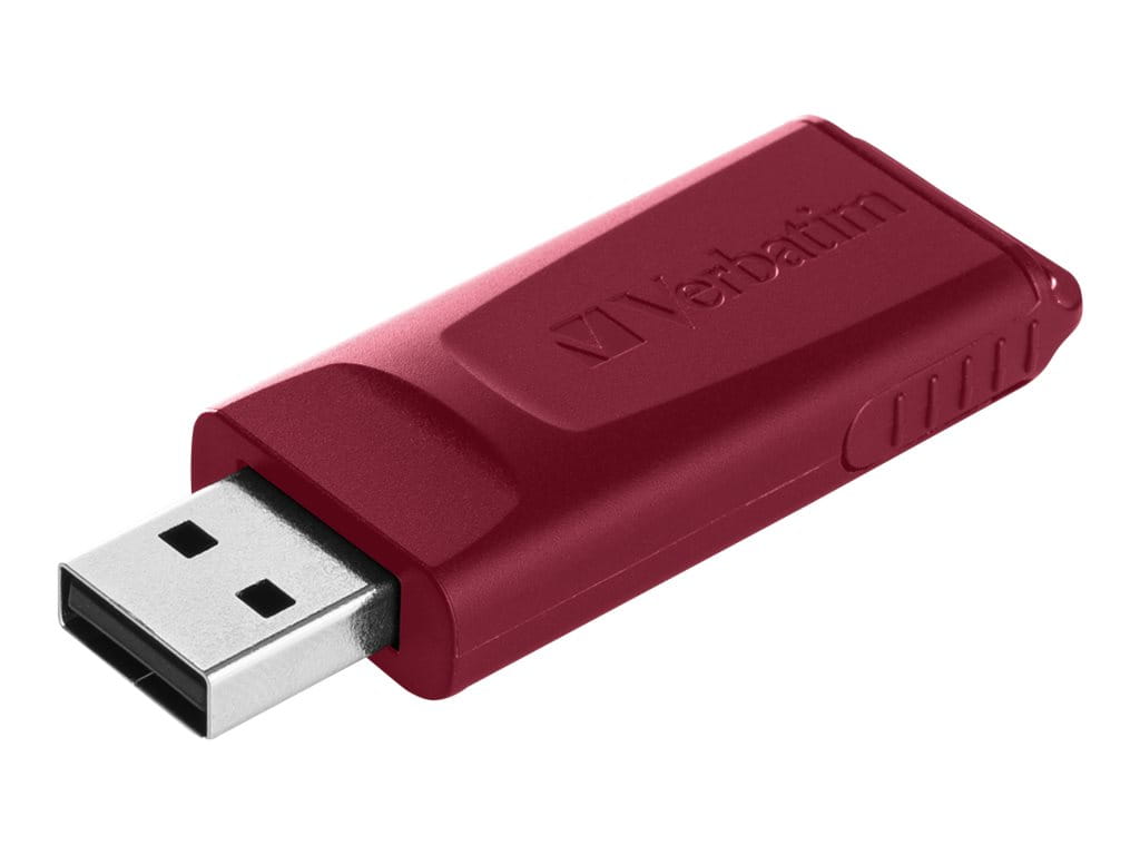 Verbatim Slider - USB-Flash-Laufwerk - 16 GB - USB 2.0 - Blau, Rot, grün (Packung mit 3)