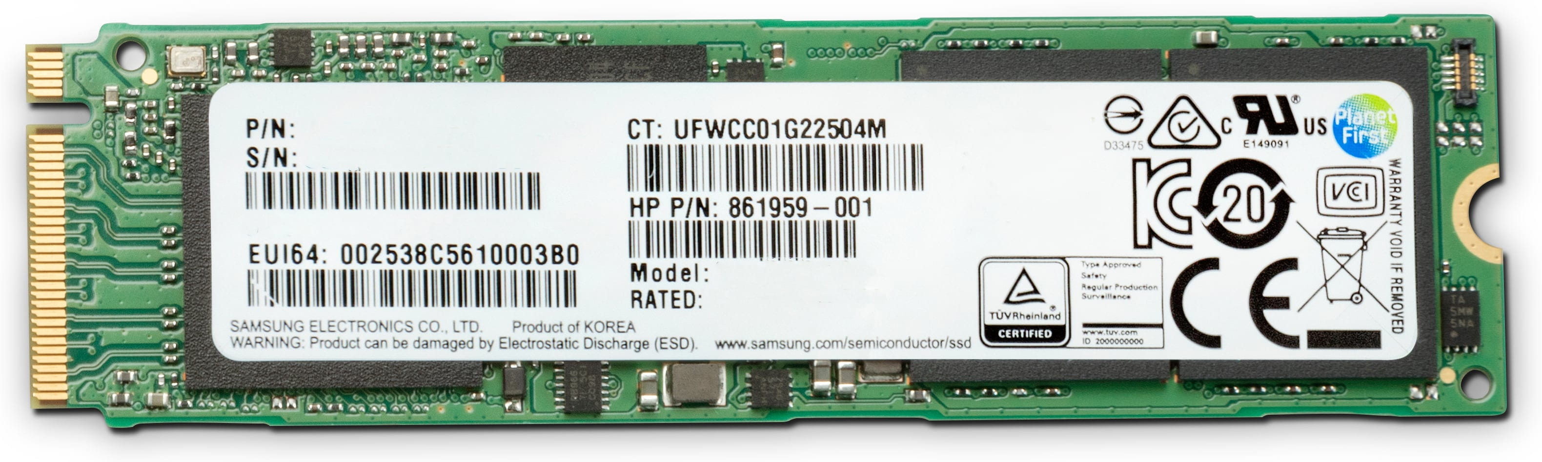 HP Z Turbo Drive - SSD - verschlüsselt - 1 TB - intern - Self-Encrypting Drive (SED)