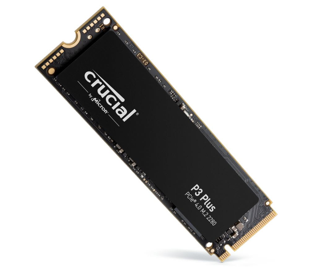 Crucial P3 Plus - SSD - 4 TB - intern - M.2 2280 - PCIe 4.0 (NVMe)