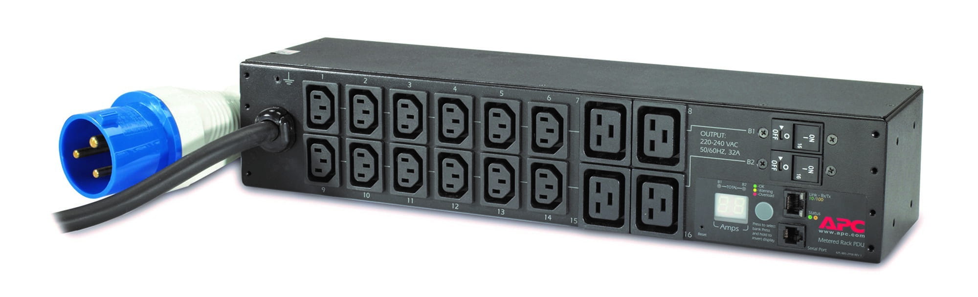 APC Metered Rack PDU AP7822B - Stromverteilungseinheit (Rack - einbaufähig)