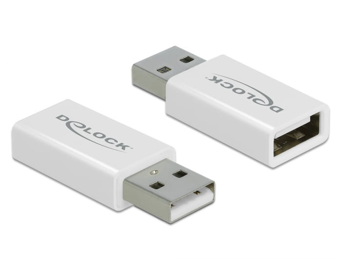 Delock USB-Datenblocker - weiß