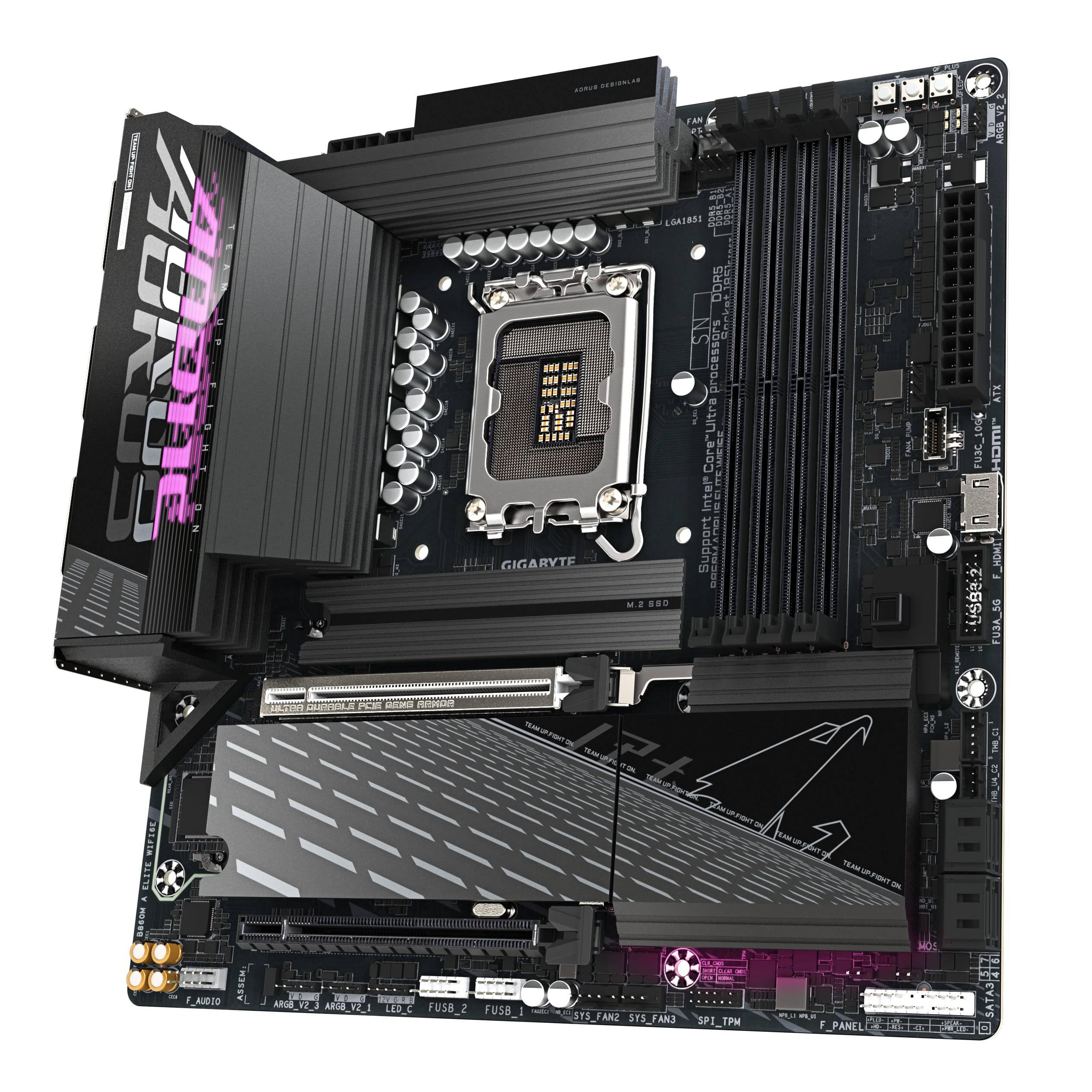 Gigabyte AORUS B860M ELITE WIFI6E - Motherboard - micro ATX - LGA1851 Sockel - AMD B850 Chipsatz - USB-C 3.2 Gen 1, USB 3.2 Gen 2, USB 3.2 Gen 1, USB4 - Bluetooth, Wi-Fi 6E, 2.5 Gigabit LAN - Onboard-Grafik (CPU erforderlich)