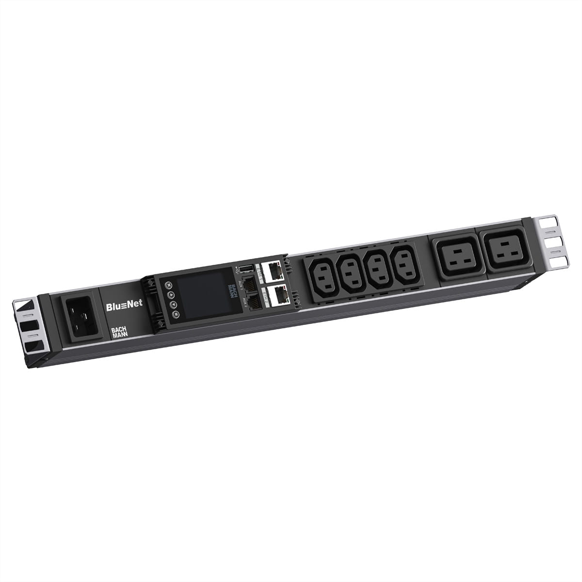 Bachmann BN ESSENTIAL 19" metered/Phase SPD 4xC13 2xC19 - 3 m