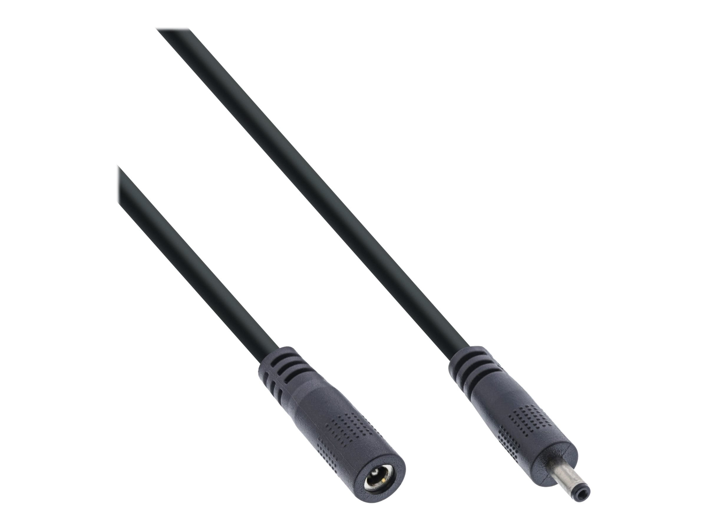 InLine DC Verlängerungskabel - DC Stecker/Buchse 3,5x1,35mm - AWG 18 - schwarz 1m
