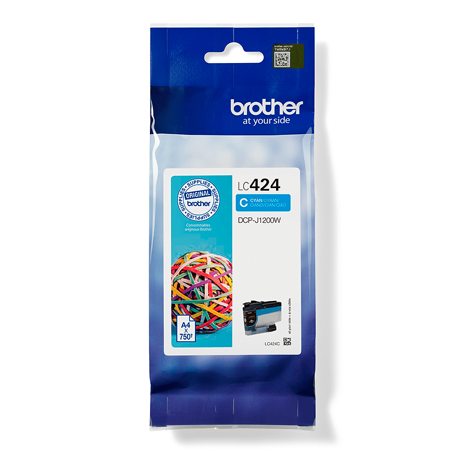 Brother LC424C - Cyan - original - Tintenpatrone